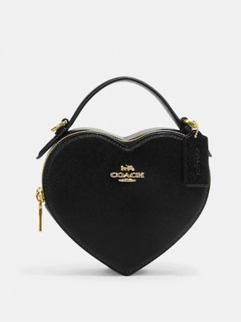 NWT Coach Heart Crossbody Bag Black